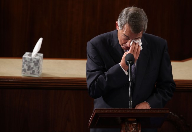 john boehner crying