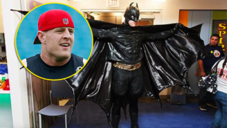 J.J. Watt Dressed As Batman To Visit A Children’s Hospital, Continues To Be Awesome