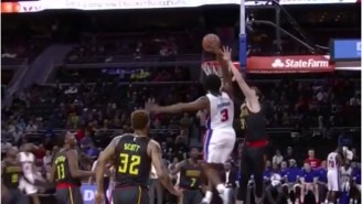 Pistons Rookie Stanley Johnson Shows Off The Hops With This Impressive Baseline Smash