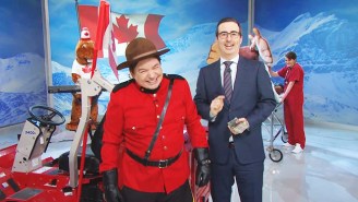 John Oliver Rallied Against PM Stephen Harper In The Most Canadian Way