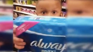This Little Boy’s Mind Is Completely Blown By Feminine Hygiene Products