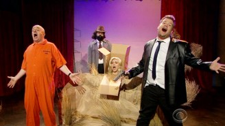 Nathan Lane And Rachel Bloom Performed Some Inappropriate Musicals For ‘Corden’