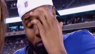 Odell Beckham Jr. Got Emotional In His Postgame Interview Following The Giants’ Comeback Win