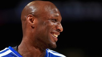 Lamar Odom Surprised Rhode Island Hoops By Visiting The Team After They Beat Creighton
