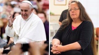 Pope Francis Is Totally Distancing Himself From Kim Davis Now