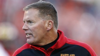 Maryland Head Coach Randy Edsall Stormed Out Of His Press Conference After Losing To Ohio State