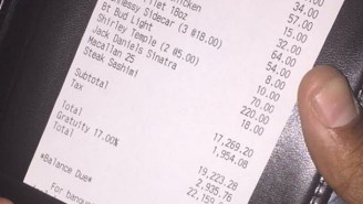 The Washington Redskins Stuck Their Rookies With This Massive Restaurant Bill