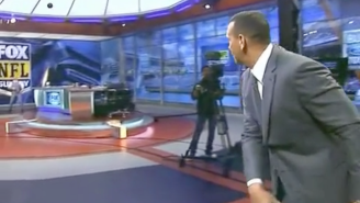 A-Rod Accidentally Destroyed A TV On His ‘FOX NFL Sunday’ Debut
