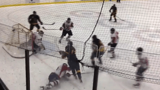 Here’s A High School Hockey Player Scoring One Of The Most Insane Goals You’ll Ever See