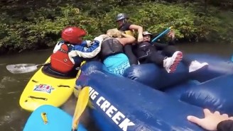Watch These Crazy Sisters Beat On Each Other In A Rafting Rapids Fight