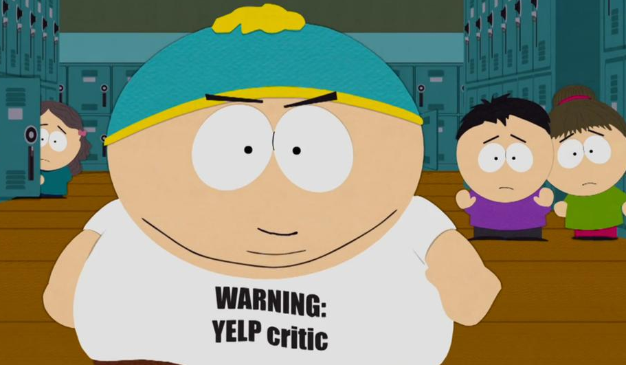 yelp reviewers south park