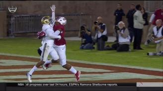 Watch Stanford’s Francis Owusu Snag The Catch Of The Year Against UCLA