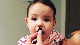 Tila Tequila Posted An Instagram Photo Of Her Baby Girl With A Hitler Mustache, Because Why?