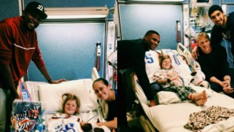 Kevin Durant And Russell Westbrook Paid A Visit To Victims Of The Stillwater Tragedy