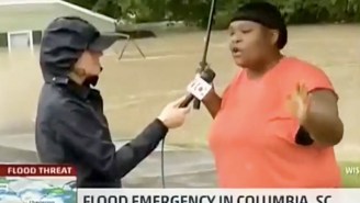 Watch This Woman Recount Her Narrow Escape From South Carolina Floods With Her Dog And Her Totinos