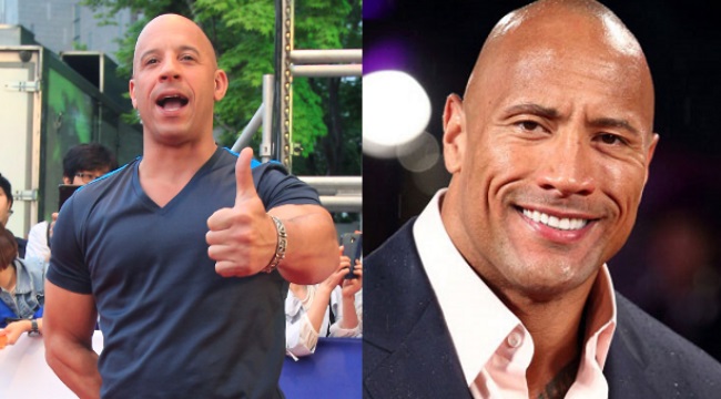 Vin Diesel Vs. The Rock: Who’s The Bigger Badass?