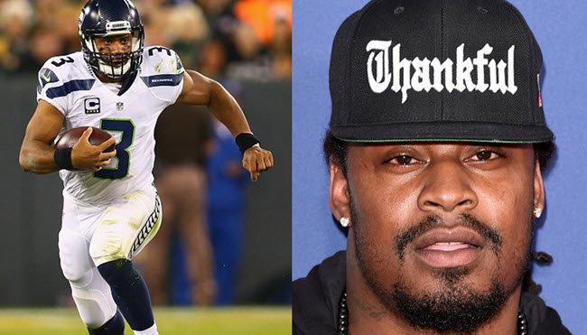 marshawn lynch russell wilson