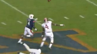 This Amazing Catch Got Auburn Back In The Iron Bowl Against Alabama