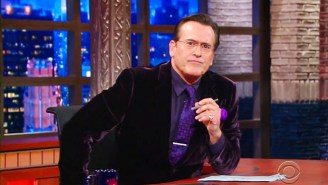 Bruce Campbell Does A Surprisingly Great Stephen Colbert Impression