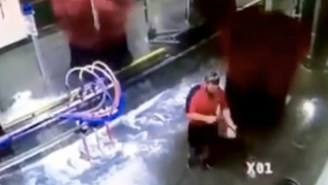 This Guy Getting Stuck In An Automatic Car Wash Illustrates The Hilarious Dangers Of Auto Care