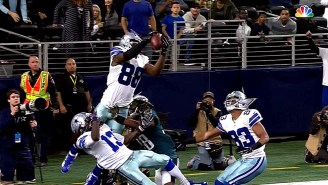 Check Out Dez Bryant’s Leaping Catch On A Mini Hail Mary From Matt Cassel