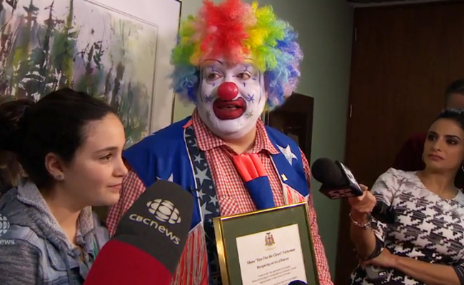 The Story On How This Clown Named Doo Doo Was Honored For Bravery 0459
