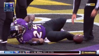 Justin Forsett Left The Ravens Game With A Gruesome Broken Arm