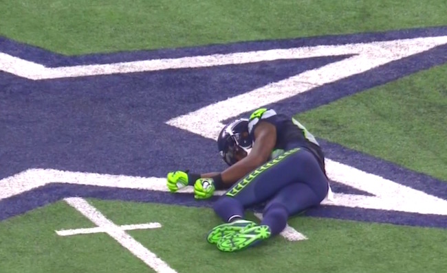 Seattle's Ricardo Lockette Gets Carted Off The Field Against Cowboys
