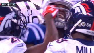 Watch The Broncos’ Aqib Talib Attempt To Eye-Gouge A Colts Player