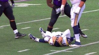 Case Keenum Fumbled Away The Game Two Plays After Suffering A Scary Head Injury