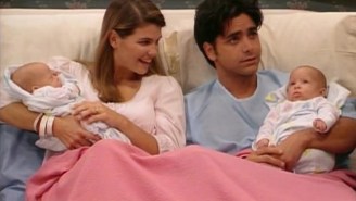 24 years ago today: Uncle Jesse and Becky’s twins were born on ‘Full House’