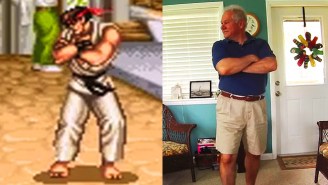 This Dorky Dad Reenacting Every ‘Street Fighter II’ Victory Pose Will Charm And Mortify You