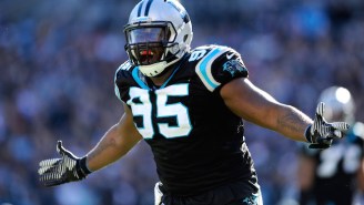 Injured Panthers DE Charles Johnson Had To Buy A Ticket To Attend Sunday’s Game