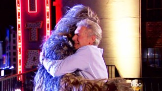 Harrison Ford And Chewbacca Buried The Hatchet On ‘Jimmy Kimmel Live’