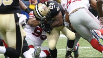Khiry Robinson’s Likely Out For A Long Time After His Leg Snapped On This Brutal Play