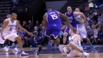 DeMarcus Cousins Drops Cody Zeller With A 3-Point Pump Fake And Drives For The Acrobatic And-1