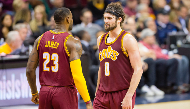 lebron james, kevin love