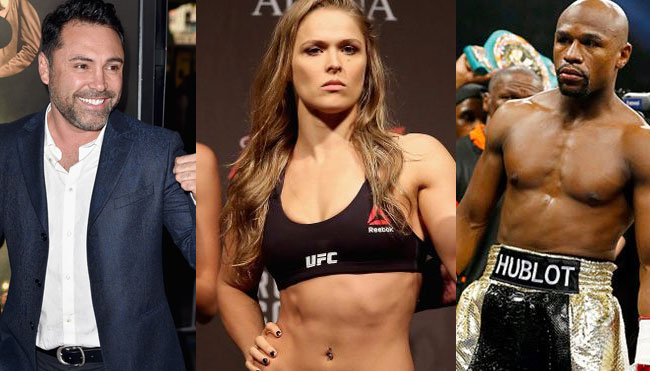 oscar-de-la-hoya-ronda-rousey-floyd-mayweather