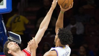 Here’s Pau Gasol Twice Reminding Jahlil Okafor You Can’t Bring It Weak To The Rim
