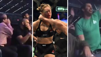 Watch The Holm And Rousey Camps’ Shocking Reaction To The Knockout