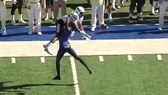 Watch Central Florida’s Tre’Quan Smith Climb Over A Defender To Make A ‘Catch Of The Year’ Candidate