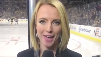 This Hockey Reporter Had A Very Unfortunate Slip Up While Talking About A ‘Herniated Disc’