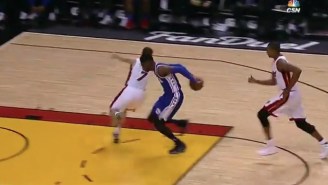 In Case You Missed It: Nerlens Noel Busts Out A Slick Behind-The-Back Move On The Break
