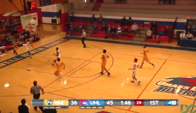 shattered backboard dunk