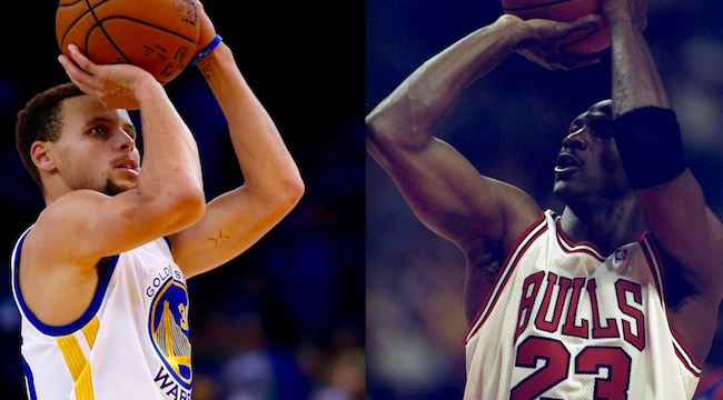 Stephen Curry, Michael Jordan
