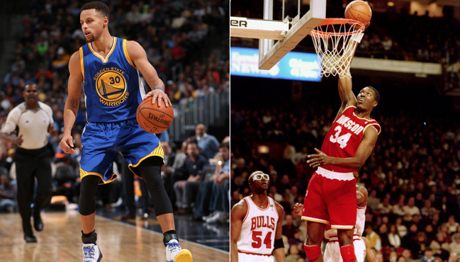 stephen curry, hakeem olajuwon