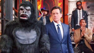 Stephen Colbert Bid An Emotional Farewell To Zobo The Joke-Testing Ape