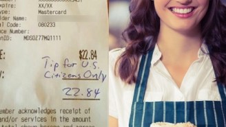 This Anti-Immigration ‘Tip’ Left For A Waitress Sparked A Ruckus Online