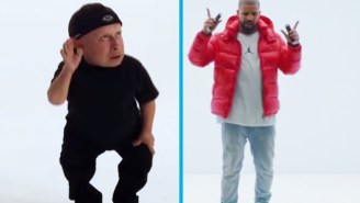 Verne Troyer Does His Best To Outdo Drake’s Dance From The ‘Hotline Bling’ Video