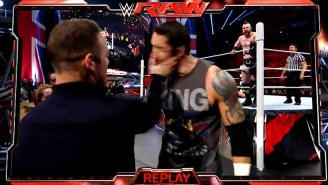 Wayne Rooney Just Smacked Down King Barrett On WWE Raw